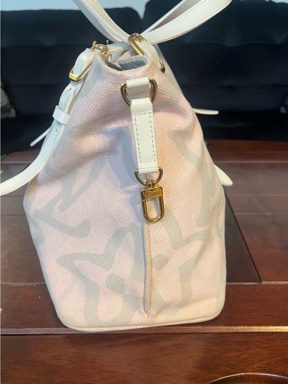 Louis Vuitton Pink Canvas Tahitienne Cabas Pm bag 💯authenticated - Picture 5 of 13